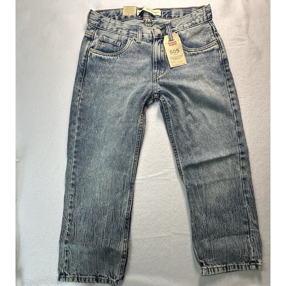Levi's 505 Regular Size 8 Husky 28 X 23 Boys Jeans